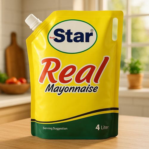 Red Star Real Mayonnise 4ltr Pouch Full of Taste and Flavor